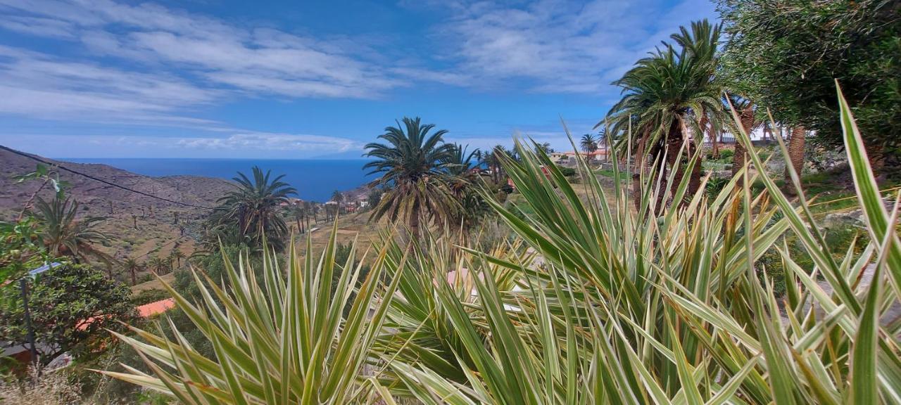 Cabana Los Palmeros, Vista Al Mar Y La Montana Alojera Ngoại thất bức ảnh