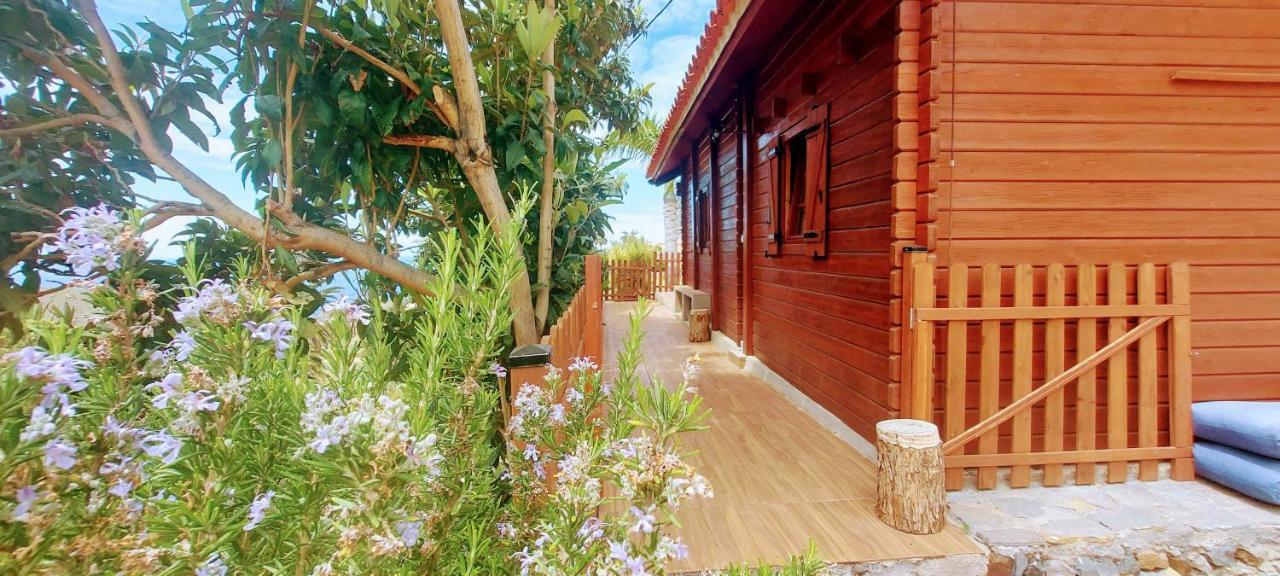 Cabana Los Palmeros, Vista Al Mar Y La Montana Alojera Ngoại thất bức ảnh