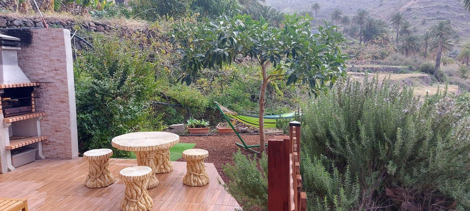 Cabana Los Palmeros, Vista Al Mar Y La Montana Alojera Ngoại thất bức ảnh